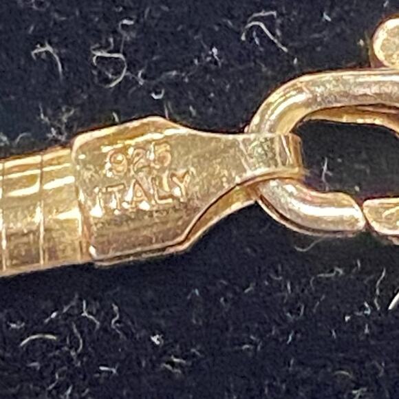 Italian Sea Life Sterling Enamel Pendant Starfish Octopus Shell Omega Necklace - Picture 11 of 12